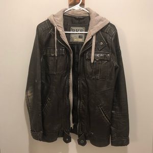 BKE Vegan Leather Jacket